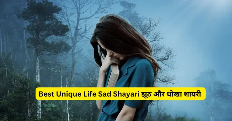 Best Unique Life Sad Shayari झूठ और धोखा शायरी