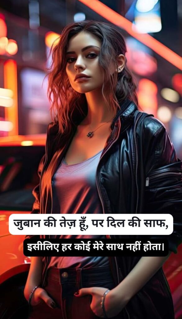 Attitude Shayari For Girls 